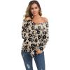 imageIWOLLENCE Womens Waffle Knit Tunic Blouse Tie Knot Henley Tops Loose Fitting Bat Wing Plain ShirtsZ01apricot Ishitake
