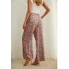 imageIWOLLENCE Womens Wide Leg Pants with Pockets High Waist Adjustable Knot Loose Casual Trousers Business Work Casual Pants20 Fp Ld Pink