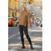 imageIWOLLENCE 2024 Winter Fall Turtleneck Sweater High Neck Long Sleeve Sweaters Pullover OutfitCamel