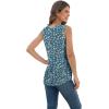 imageIWOLLENCE Womens Waffle Knit Tank Tops Casual Blouse Sleeveless Cute Twist Knot TunicFp Navy Sophorae