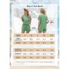 imageIWOLLENCE Womens 2 Piece Sets Summer Lounge Set Casual Short Sleeve Round Neck Tops and Elastic Waist Short Outfits TracksuitDark Green