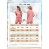 imageIWOLLENCE Womens 2 Piece Sets Summer Lounge Set Casual Short Sleeve Round Neck Tops and Elastic Waist Short Outfits TracksuitPink