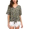 Fp-black Yellow Floral