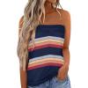 Stripe Navy Rainbow