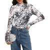 Lace-white Black Rosa