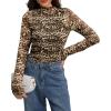Mesh-leopard Brown