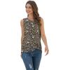 imageIWOLLENCE Womens Waffle Knit Tank Tops Casual Blouse Sleeveless Cute Twist Knot TunicFpblack Sloth