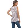 imageIWOLLENCE Womens Waffle Knit Tank Tops Casual Blouse Sleeveless Cute Twist Knot TunicFppink