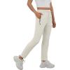 imageWomens Active Stretch Pants Quick Dry Breathable Athletic Trousers Comfy Fit Travel Hiking Pant Senior with Zipper PocketsClight Khaki