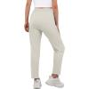 imageWomens Active Stretch Pants Quick Dry Breathable Athletic Trousers Comfy Fit Travel Hiking Pant Senior with Zipper PocketsClight Khaki