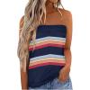 Stripe Navy Rainbow
