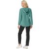 imageIWOLLENCE 2025 Fall Fashion Hoodies Sweatshirts Drawstring Casual Loose Long Sleeve Tops Shirts04green