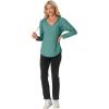 imageIWOLLENCE 2025 Fall Fashion Hoodies Sweatshirts Drawstring Casual Loose Long Sleeve Tops Shirts04green