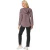 imageIWOLLENCE 2025 Fall Fashion Hoodies Sweatshirts Drawstring Casual Loose Long Sleeve Tops Shirts14dark Pink Black
