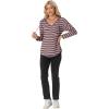 imageIWOLLENCE 2025 Fall Fashion Hoodies Sweatshirts Drawstring Casual Loose Long Sleeve Tops Shirts14dark Pink Black