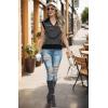 imageIWOLLENCE Womens Casual Sweater Vest Cap Sleeve Knit Pullover V Neck Sleeveless Tank Tops 2025 Spring Summer Clothes02 Black