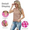 imageIWOLLENCE Womens Casual Sweater Vest Cap Sleeve Knit Pullover V Neck Sleeveless Tank Tops 2025 Spring Summer Clothes03 Khaki