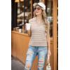 imageIWOLLENCE Womens Casual Sweater Vest Cap Sleeve Knit Pullover V Neck Sleeveless Tank Tops 2025 Spring Summer Clothes04 Light Camel
