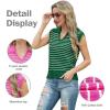 imageIWOLLENCE Womens Casual Sweater Vest Cap Sleeve Knit Pullover V Neck Sleeveless Tank Tops 2025 Spring Summer Clothes06 Green