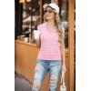 imageIWOLLENCE Womens Casual Sweater Vest Cap Sleeve Knit Pullover V Neck Sleeveless Tank Tops 2025 Spring Summer Clothes08 Light Pink