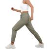 imageWomens Active Stretch Pants Quick Dry Breathable Athletic Trousers Comfy Fit Travel Hiking Pant Senior with Zipper PocketsCkhaki
