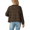 imageIWOLLENCE Womens Lightweight Cropped Cardigan V Neck Long Sleeve Waffle Knitted Button Up Sweater Tops TrendyAgrey Coffee
