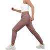 imageIWOLLENCE Womens Active Stretch Pants Quick Dry Breathable Athletic Comfy Fit Hiking Pant with Zipper PocketsCdark Pink