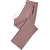 imageIWOLLENCE Womens Active Stretch Pants Quick Dry Breathable Athletic Comfy Fit Hiking Pant with Zipper PocketsCdark Pink