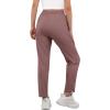 imageIWOLLENCE Womens Active Stretch Pants Quick Dry Breathable Athletic Comfy Fit Hiking Pant with Zipper PocketsCdark Pink