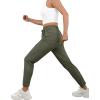 imageIWOLLENCE Womens Active Stretch Pants Quick Dry Breathable Athletic Comfy Fit Hiking Pant with Zipper PocketsColive Green