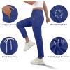 imageIWOLLENCE Womens Active Stretch Pants Quick Dry Breathable Athletic Comfy Fit Hiking Pant with Zipper PocketsCroyal Blue