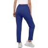 imageIWOLLENCE Womens Active Stretch Pants Quick Dry Breathable Athletic Comfy Fit Hiking Pant with Zipper PocketsCroyal Blue