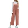 imageIWOLLENCE Jumpsuits For Women Boho Overalls Casual Long Bib Loose Womens Rompers with Pockets 20255 Coffee