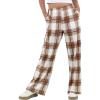 Pl-brown White Tartan
