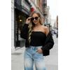 image:imageIWOLLENCE Womens Floral Tube Tops Casual Summer Backless Strapless Top Sleeveless Bandeau Tanks ShirtA Black