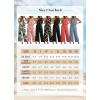 image:imageIWOLLENCE Womens Summer 2 Piece Outfits Set Round neck Sleeveless Tank Crop Top Wide Leg pants Set Pockets JumpsuitsB Classical Stripe