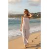 image:imageIWOLLENCE Womens 2 Piece Sets Spaghetti Strappy Tank Top and Long Pant with Pockets Lounge Matching Sets Beach VacationCapricot