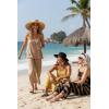 image:imageIWOLLENCE Womens 2 Piece Sets Spaghetti Strappy Tank Top and Long Pant with Pockets Lounge Matching Sets Beach VacationCkhaki