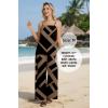 image:imageIWOLLENCE Womens 2 Piece Sets Spaghetti Strappy Tank Top and Long Pant with Pockets Lounge Matching Sets Beach VacationFpblack Rectangle
