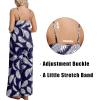 image:imageIWOLLENCE Womens 2 Piece Sets Spaghetti Strappy Tank Top and Long Pant with Pockets Lounge Matching Sets Beach VacationFpblue Palm