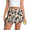 Khaki Black Flower