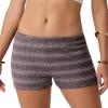 image:imageIWOLLENCE Womens Striped Micro Shorts Knit Low Rise Y2K Going Out Mini Shorts Casual Short LoungewearStpurple Gray