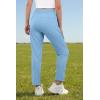 image:imageIWOLLENCE Womens Active Stretch Pants Quick Dry Breathable Athletic Comfy Fit Hiking Pant with Zipper PocketsCblue