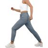image:imageIWOLLENCE Womens Active Stretch Pants Quick Dry Breathable Athletic Comfy Fit Hiking Pant with Zipper PocketsCgrey Blue