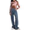 image:imageIWOLLENCE Womens Sexy Lace Long Sleeve Mock Neck Tops Trendy Floral See Through Blouse Western Sheer Mesh ShirtsEpink Brown Camellia
