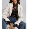 image:imageIWOLLENCE Womens Sexy Lace Long Sleeve Mock Neck Tops Trendy Floral See Through Blouse Western Sheer Mesh ShirtsFblack Chrysanthemum
