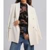 image:imageIWOLLENCE Womens Sexy Lace Long Sleeve Mock Neck Tops Trendy Floral See Through Blouse Western Sheer Mesh ShirtsFblack Dahlia