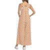 image:imageIWOLLENCE Womens Loose Checkered Overalls Wide Straight Leg Jumpers and Rompers Y2K Sleeveless Jumpsuits with PocketsCkorange White