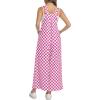 image:imageIWOLLENCE Womens Loose Checkered Overalls Wide Straight Leg Jumpers and Rompers Y2K Sleeveless Jumpsuits with PocketsCkpink White