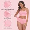 image:imageIWOLLENCE Womens Cotton Postpartum Underwear High Waisted Full Coverage Panties Plus Size amp RegularMulticolor5packa1